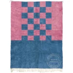 Pink and Blue Rug